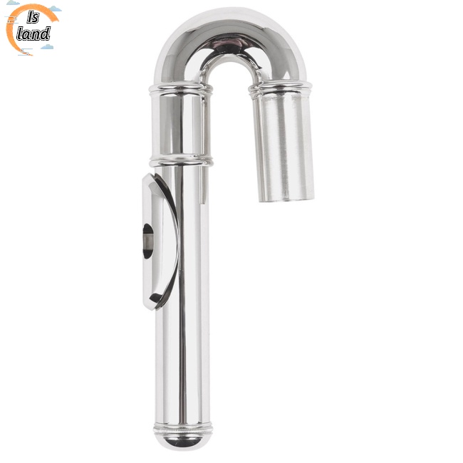 Nhạc Cụ Sáo Đầu Cong Bằng Đồng Niken Mạ Niken Chuyên Nghiệp Dành Cho Người Mới Bắt Đầu