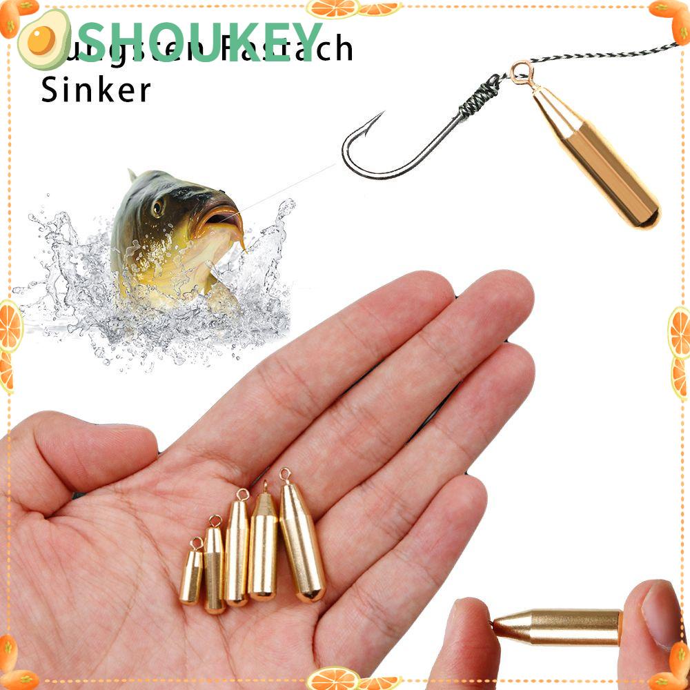 Set 10 Chì Câu Cá Bằng Đồng Vonfram Chuyên Dụng