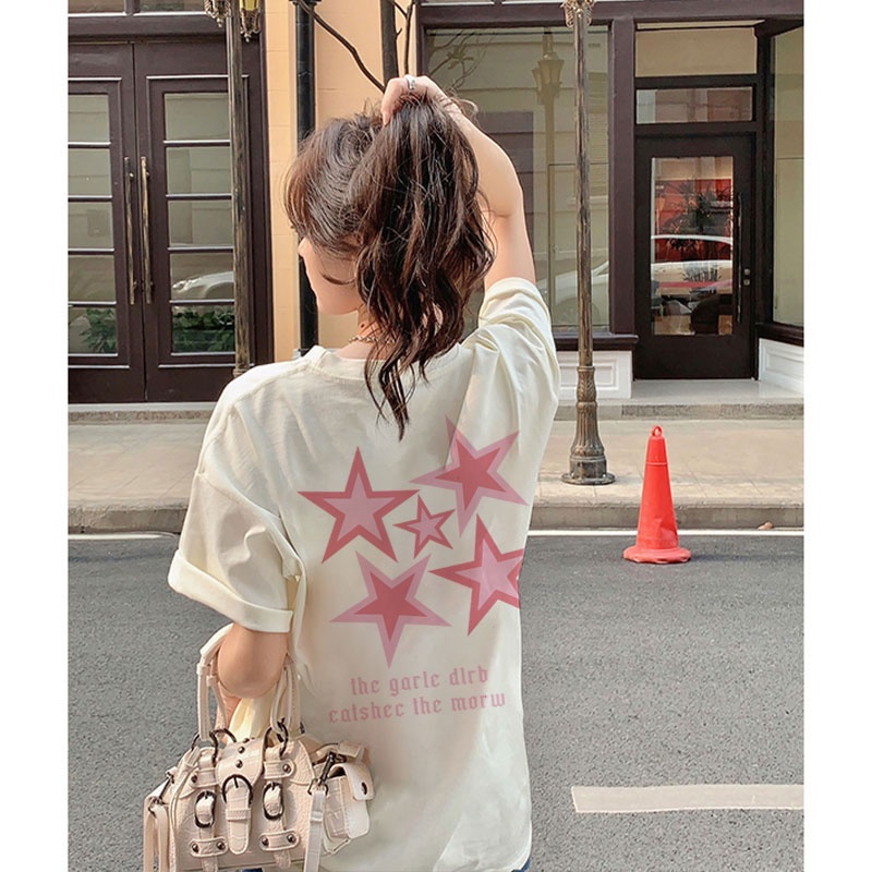 NRVP Áo Thun 100% Cotton Tay Ngắn Phong Cách Hàn Quốc Mới