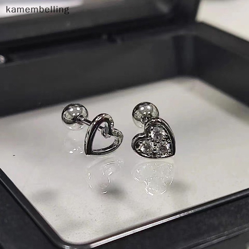 1 Đôi Khuyên Tai Hình Trái Tim Xinh Xắn Cho Nữ