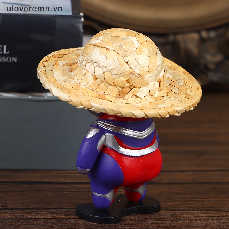 1 Bộ Đồ trang trí Ultraman Phiên Bản Q 9cm Trang Trí Xe Hơi