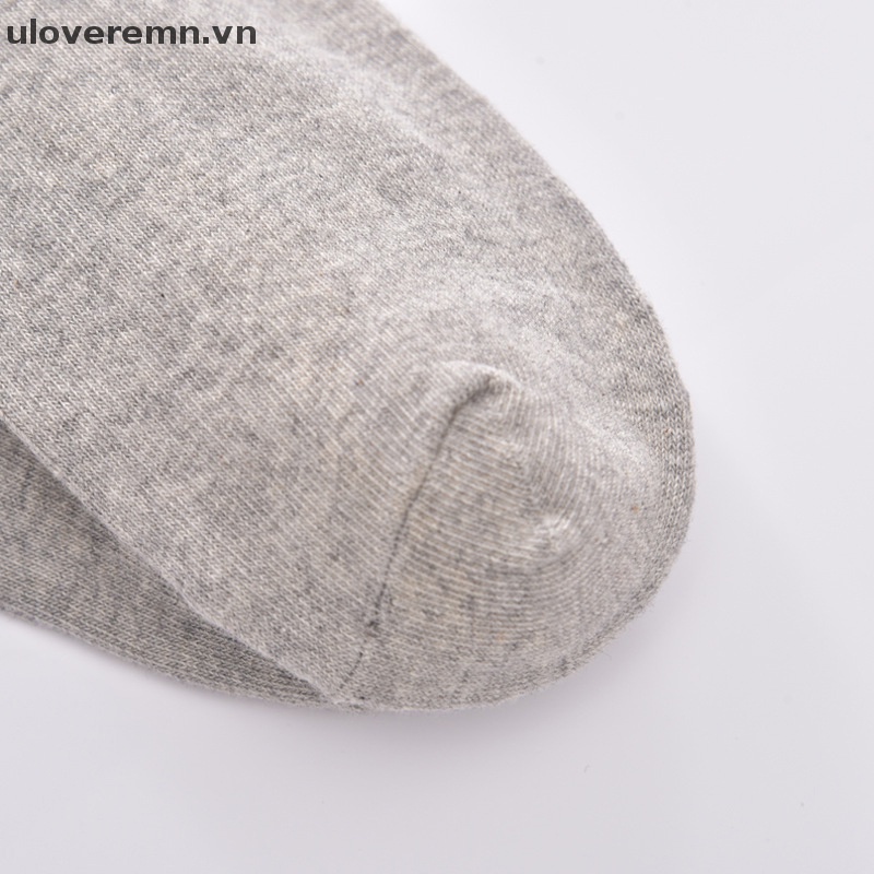 1 Đôi Tất Chân Cotton Giữ Ấm Màu Sắc Đơn Giản Cho Nữ