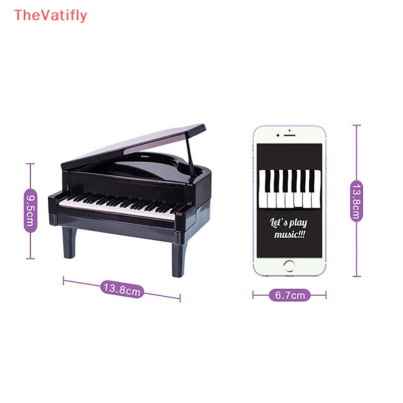 [Thevalifly] Hộp Đựng Tiền Tiết Kiệm Hình Đàn Piano An Toàn Để Bàn Trang Trí Phòng Khách Trẻ Em Làm Quà Tặng Sinh Nhật Bán Chạy