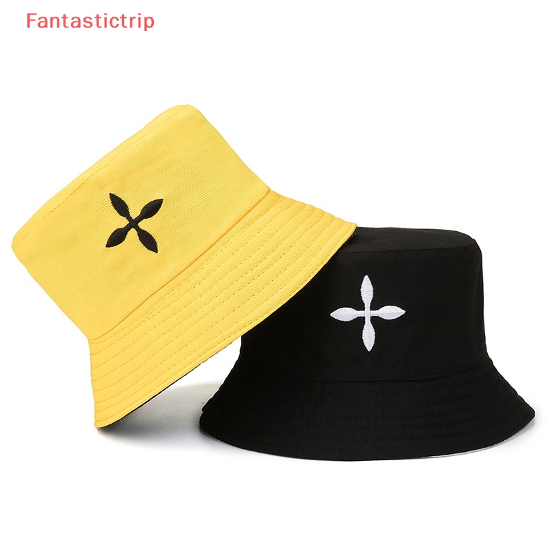 Mũ Tai Bèo Cotton Hai Mặt Thêu Họa Tiết Phong Cách Nhật Bản Mới