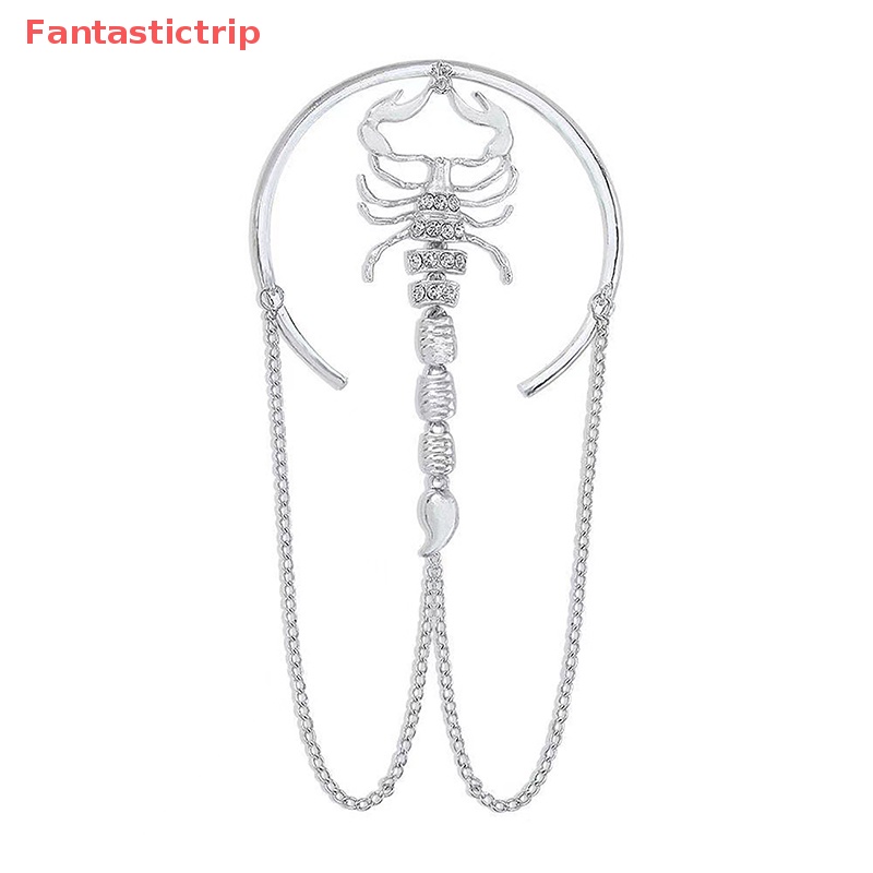 [Fantastictrip] Vòng Đeo Tay Hình Bọ Cạp Đính Đá Phong Cách Retro Dành Cho Nữ Mới