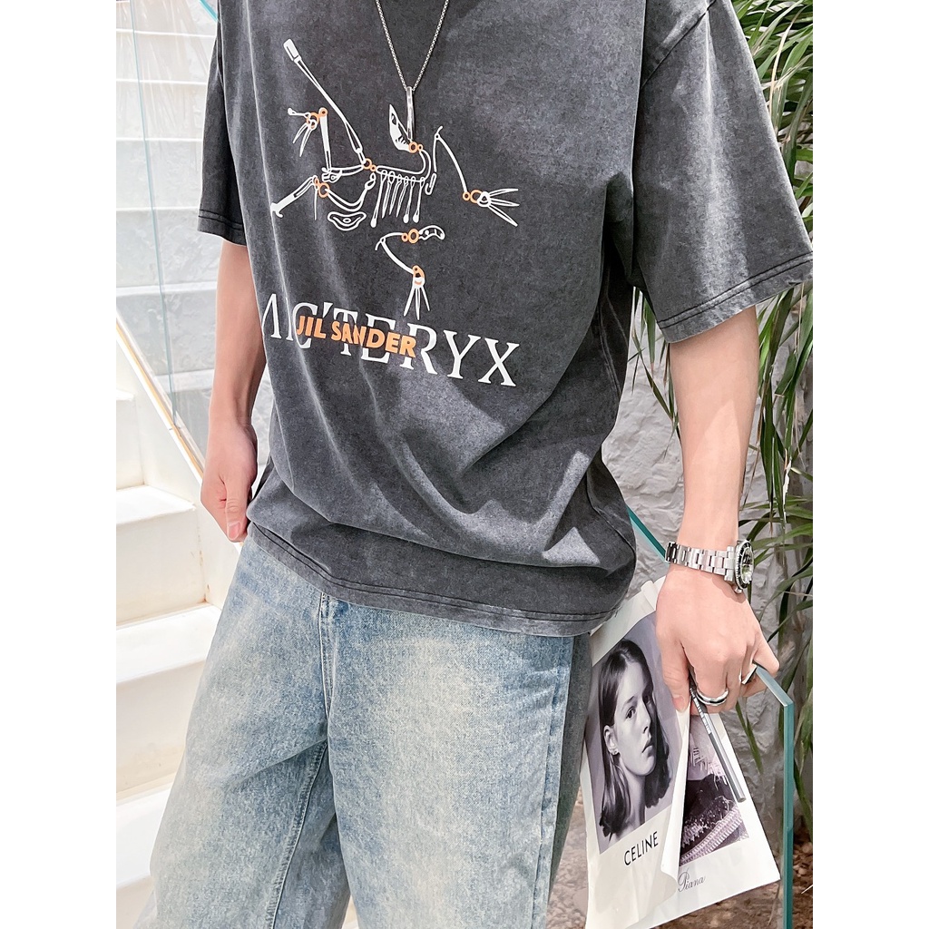 Arc88ter &amp; - 2023 Áo Thun Tay Ngắn In Hình Pickle Cổ Điển Phong Cách Mỹ