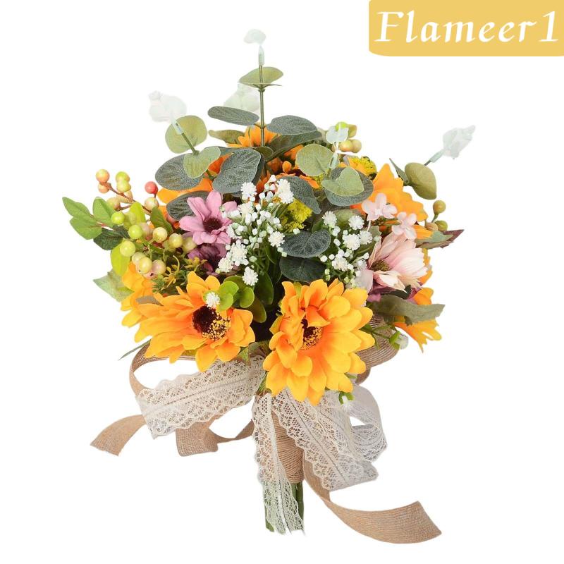 [Flameameer1] Bó Hoa Hướng Dương Giả Cho Cô Dâu Trong Ngày Cưới Kỷ Niệm
