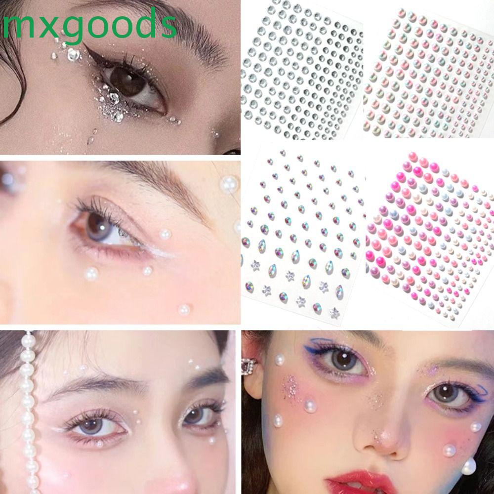 Mxgoods Face Color Color. Hộp Phấn Mắt Kim Tuyến Lấp Lánh Dùng Một Lần|Decal DáN Trang ĐiểM DIY