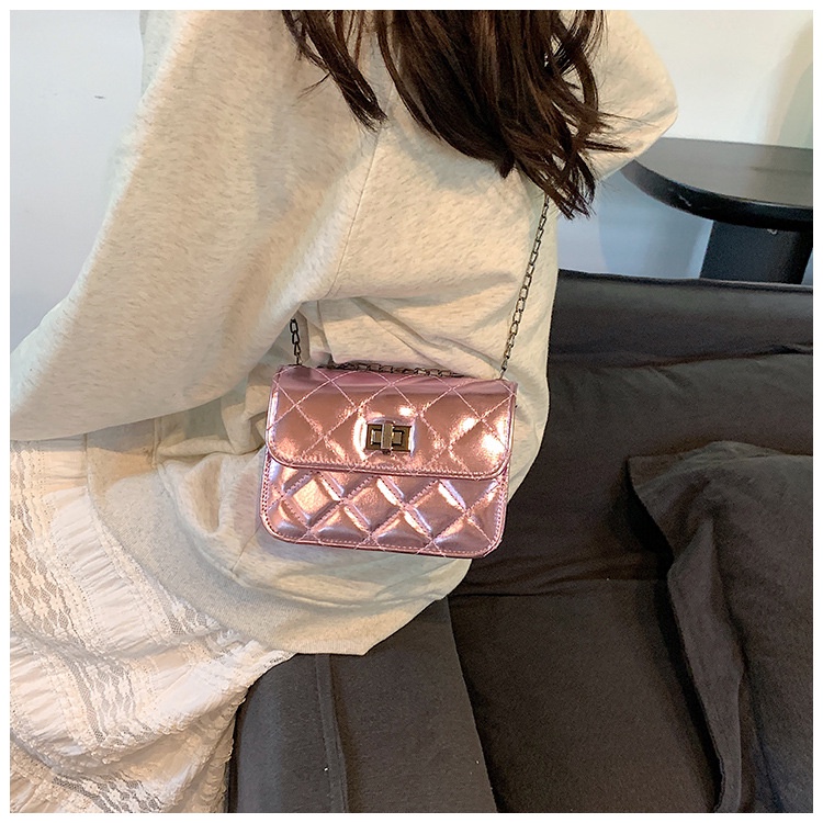 Túi Đeo Chéo Hình Vuông Nhỏ Quai Xích Thời Trang Mùa Hè 2023 HZFTR0601