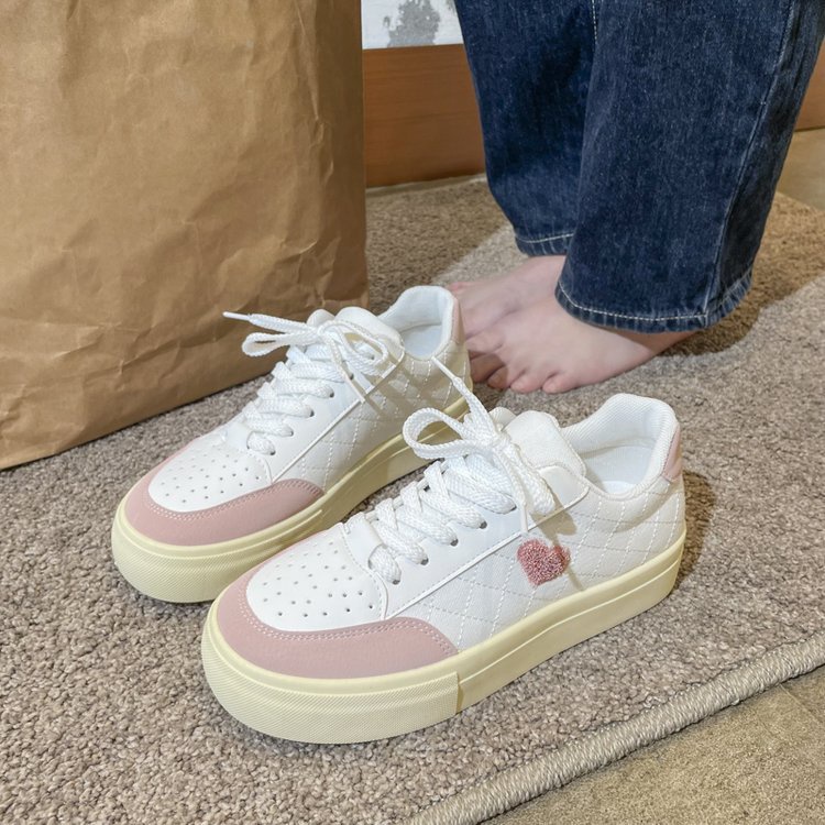 Giày Thể Thao Đế Dày Thoáng Khí Màu Sắc Thời Trang Hàn Quốc Cho Nữ