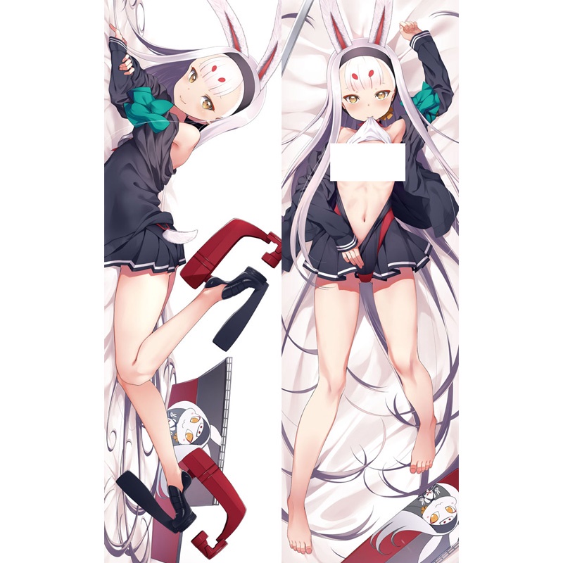 Gối Ôm Hình Thỏ Trắng The White Rabbit of Wonderland IJN Shimakaze Waifu
