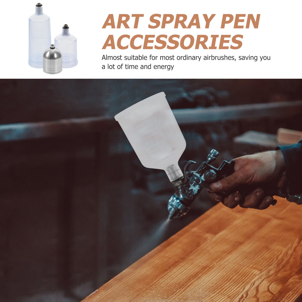 Set 3 Cốc Nhựa Trong Suốt Đựng Nước Rửa Xe Hơi