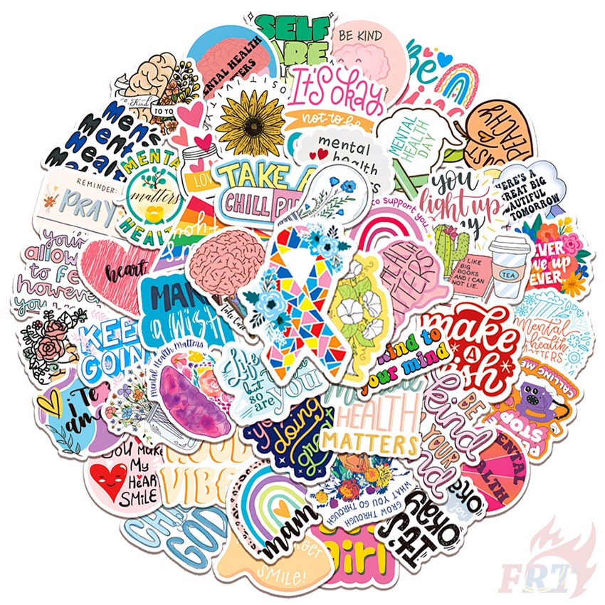 Bộ 100 Cái ❉ Sticker Dán Trang Trí Nghệ Thuật Độc Đáo ❉ Sticker Dán Tường Chống Thấm Nước Họa Tiết Doodle Hợp Thời Trang