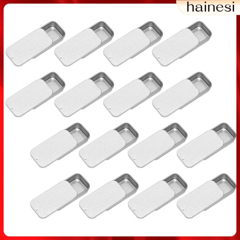 Hộp Thiếc 16 Ngăn Hình Chữ Nhật Đựng Trang Sức Tiện Dụng