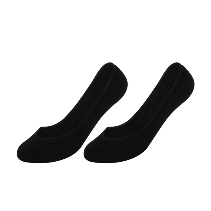 Ygt Set 5 Đôi Vớ Thuyền Lụa Lạnh Cổ Thấp Vô Hình Siêu Mỏng Thoáng Khí Chống Trượt Thời Trang Mùa Hè