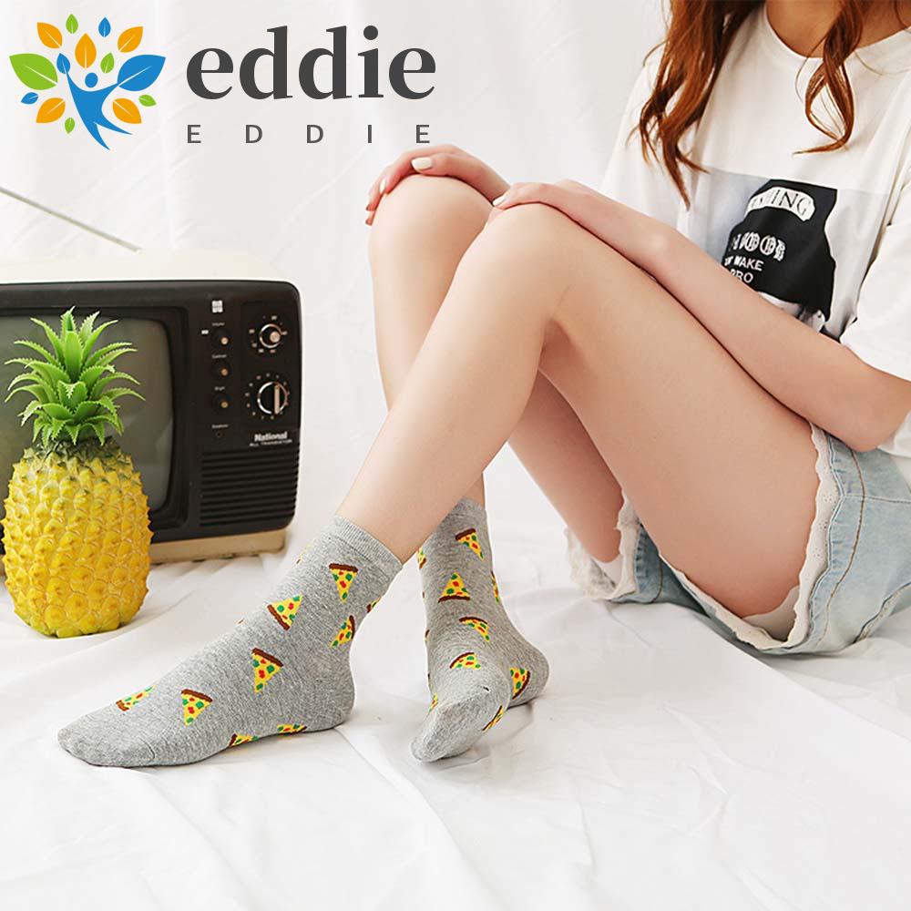 Tất Hoạ Tiết Hoạt Hình Omelette Phong Cách Hàn Quốc 26EDIE