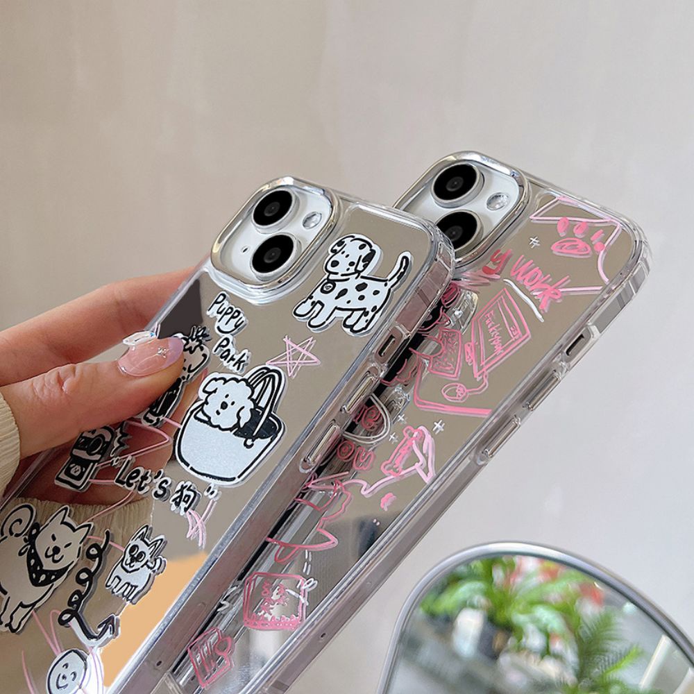 Ốp Điện Thoại TPU Mềm Chống Dấu Vân Tay Chống Rơi Họa Tiết Graffiti Cho IPhone 14 Pro Max 13 12 11 Pro Max