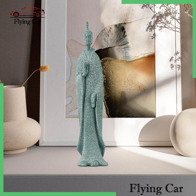 [Lzdjfmy2] Tượng Phật Bằng Nhựa Resin Điêu Khắc Trang Trí Hồ Cá / Phòng Yoga