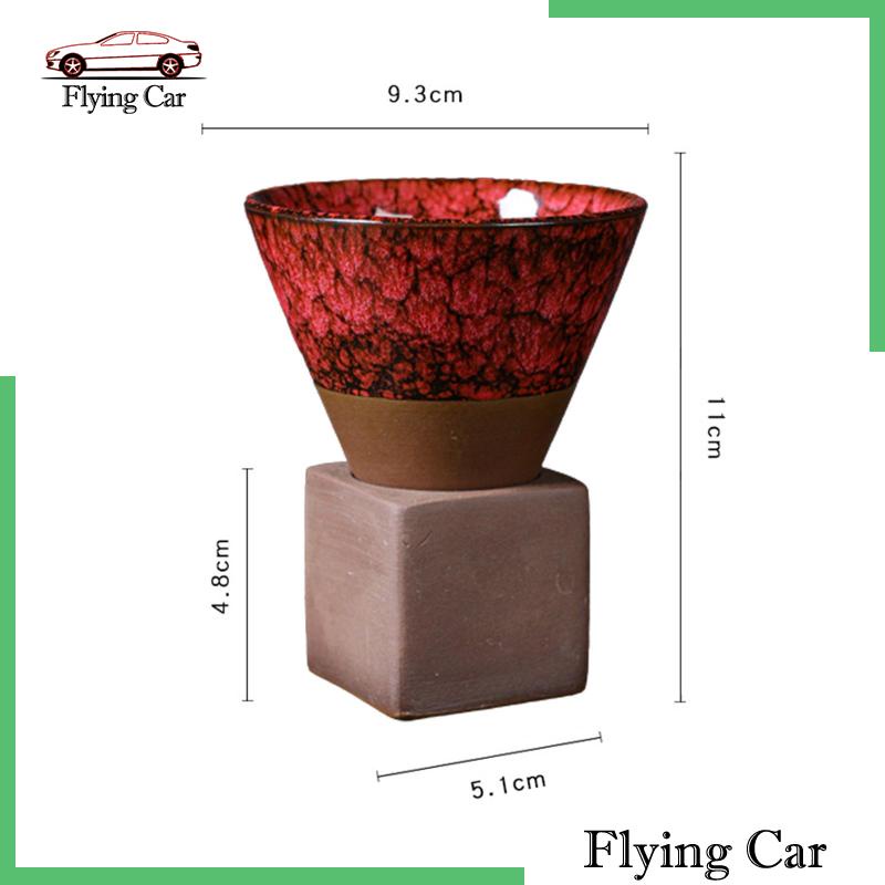 Tách Uống Trà Bằng Sứ Họa Tiết Hoa Phong Cách Kung Fu Độc Đáo 2