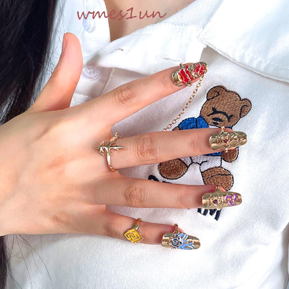 Nhẫn Kim Loại Họa Tiết Anime Kuromi Demon Slayer 15H Thời Trang