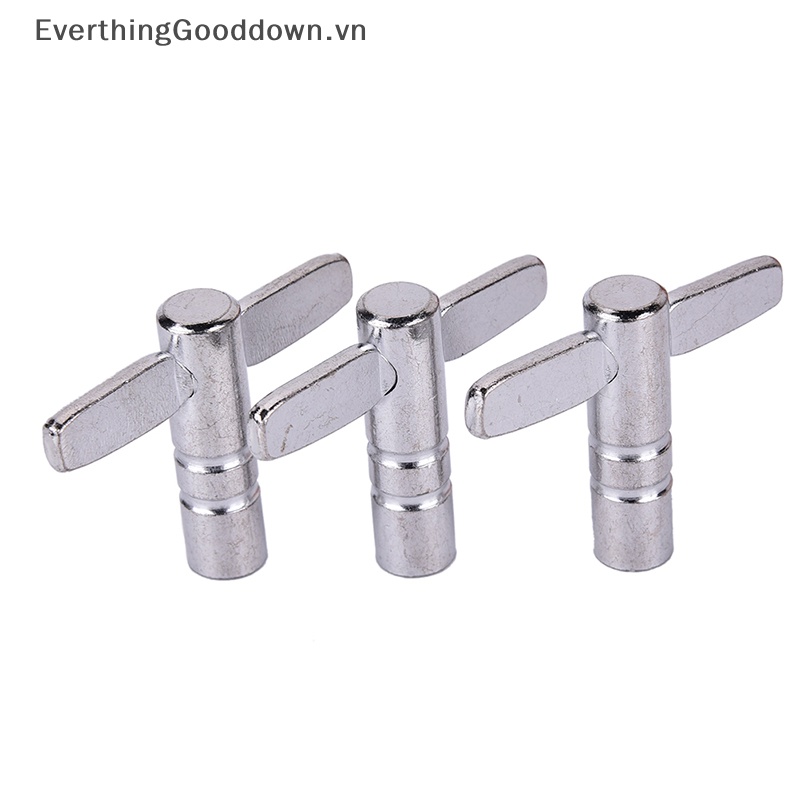 Everthinggooddown 3 Phím Điều Chỉnh Tông Da Trống Bằng Kim Loại Bền Hình Vuông