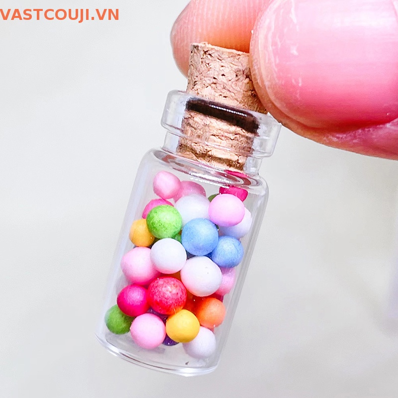 Mô Hình Bình Kẹo Mô Phỏng VASTJI Có Nút Chặn Dùng Trang Trí Nhà Búp Bê DIY