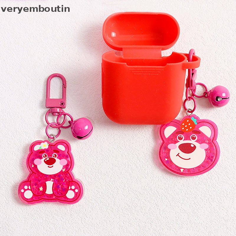 Móc Khóa Hình Gấu Dâu Hoạt Hình Dễ Thương