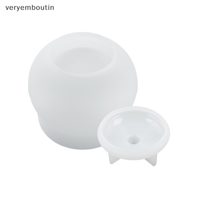 Khuôn Silicone Làm Lọ Thủ Công DIY Chất Lượng Cao Có Nắp Đậy Tiện Lợi Dành Cho Trẻ Em