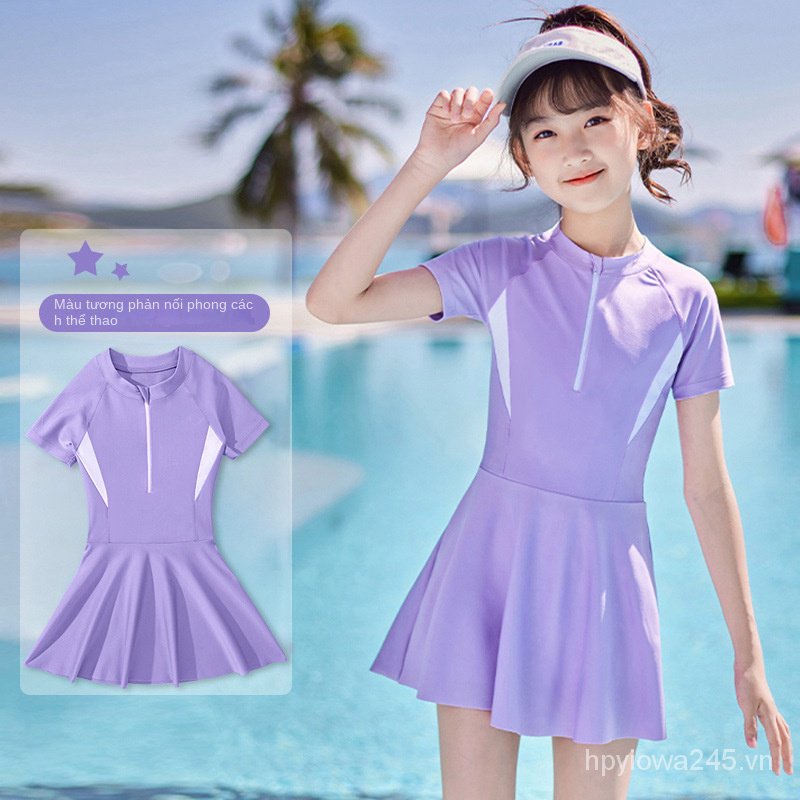 Đồ Bơi Một Mảnh R77V Thời Trang Mùa Hè Cho Bé Gái