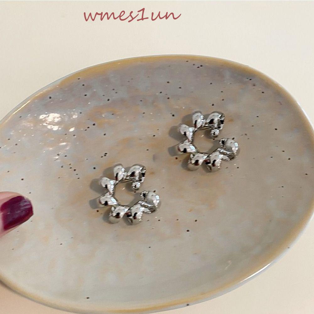 Khuyên Tai Dạng Kẹp WMES15H Bằng Hợp Kim Cá Tính Thời Trang Cho Nữ