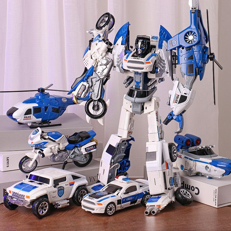 Đồ Chơi Robot Biến Hình Năm Trong Một Cho Bé