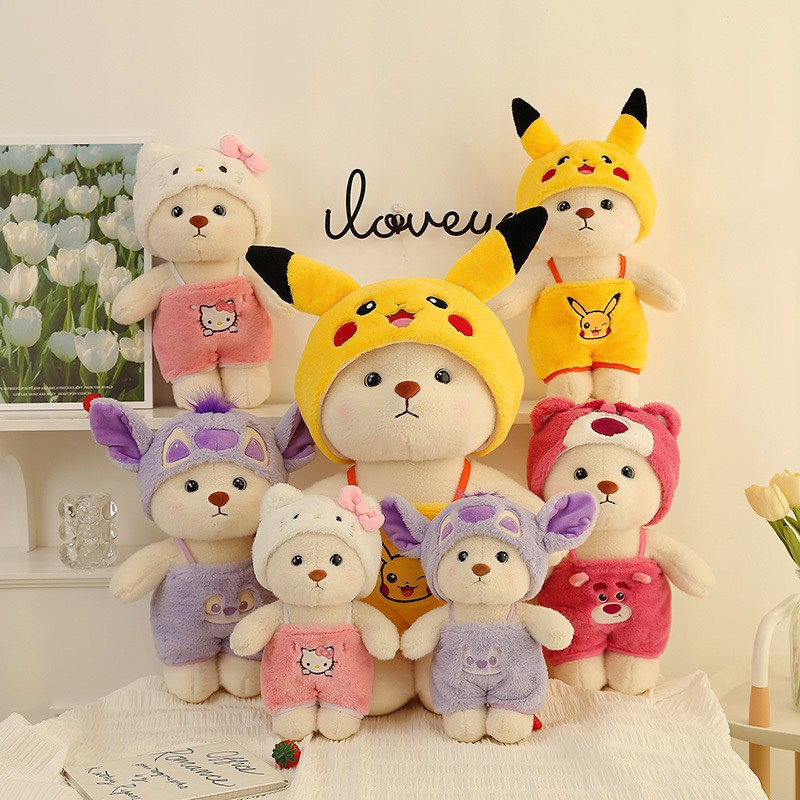 Gấu Bông Lena Cosplay Nhân Vật Hoạt Hình Ngộ Nghĩnh - Thingkids