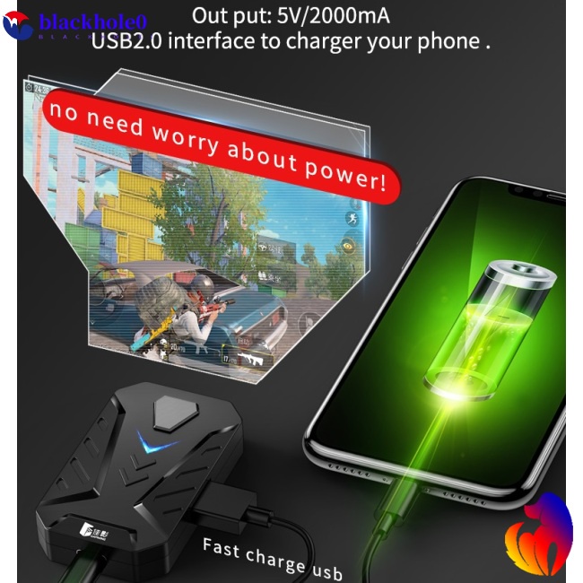 Bộ Thiết Bị Chuyển Đổi Chuột Và Bàn Phím Chơi Game Bluetooth 5.0 Cho Điện Thoại Android