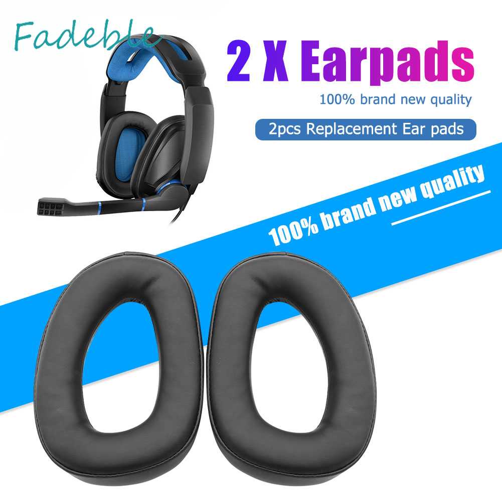 2 Mút Đệm Thay Thế Cho Tai Nghe Sennheiser GSP 300 301 302 303 350