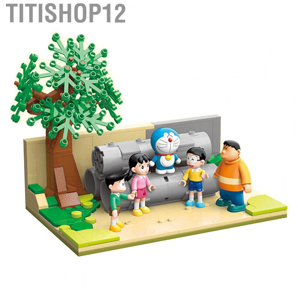 Titishop12 Building Blocks Cute Cartoon Characters Innovative Office Decoration Children Toy Type 1