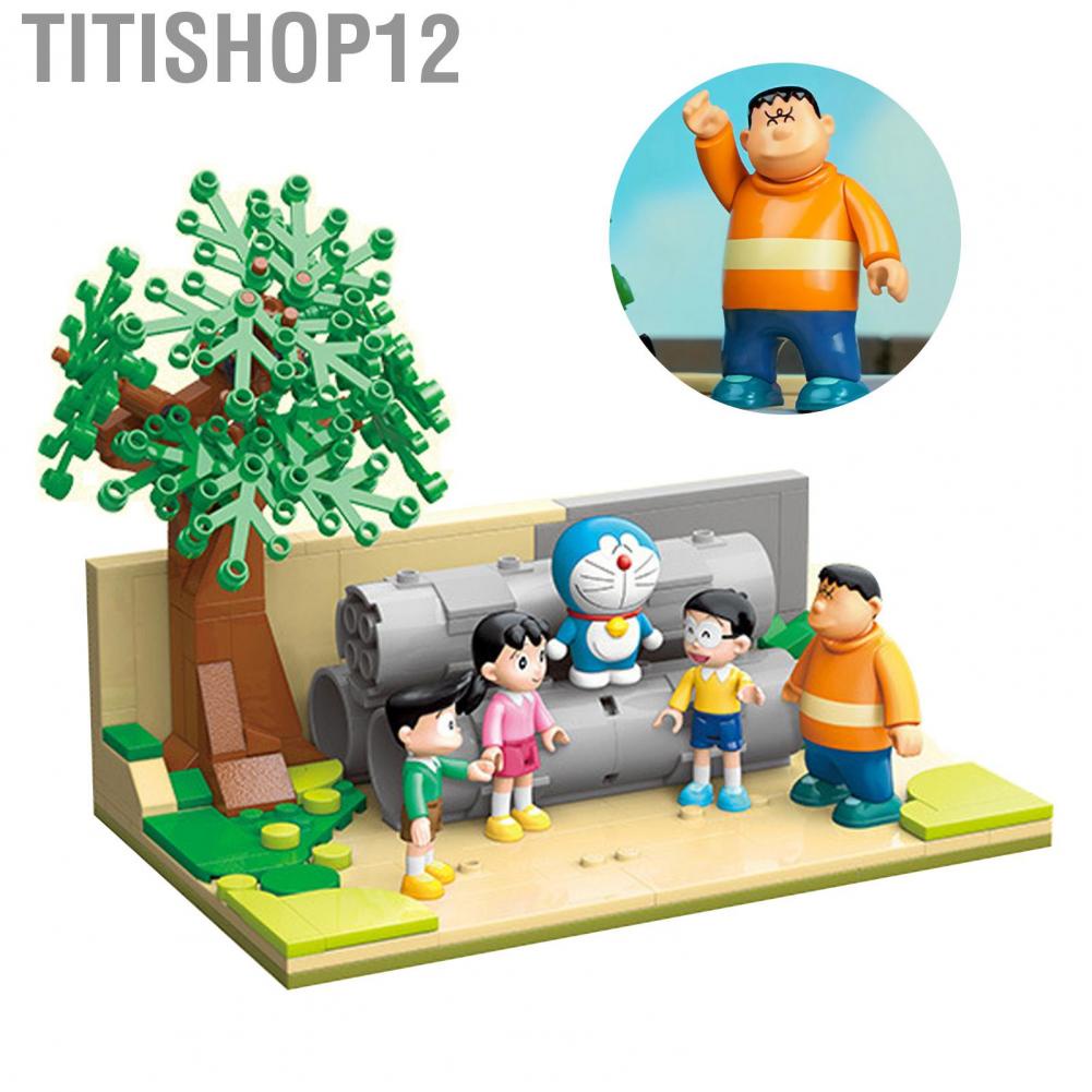 Titishop12 Building Blocks Cute Cartoon Characters Innovative Office Decoration Children Toy Type 1