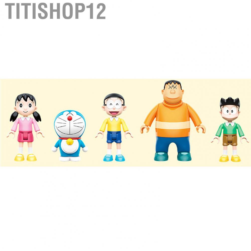 Titishop12 Building Blocks Cute Cartoon Characters Innovative Office Decoration Children Toy Type 1