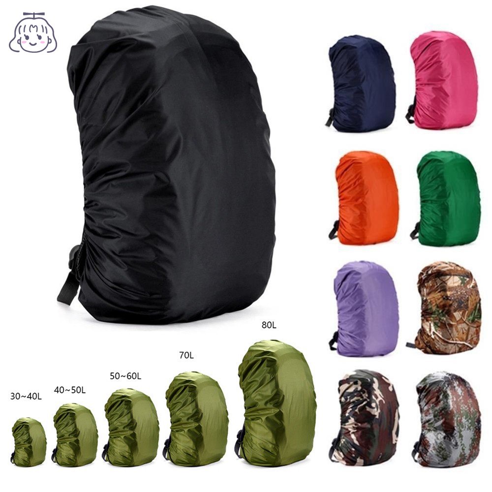 Vỏ Bọc Ba Lô Gọn Nhẹ Chống Thấm Nước / Bụi Bẩn 5000mm 20-80L Tiện Dụng Mang Theo Du Lịch