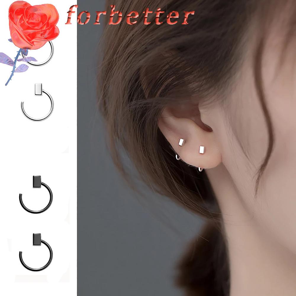 Khuyên Tai Hình Khối Lập Phương Nhỏ Tối Giản|Bông Tai Kim Thiết Kế Độc Đáo Thời Trang Cho Nữ