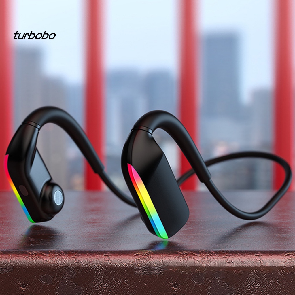Tai Nghe Bluetooth Thể Thao turbobo Có Móc Vành Tai Tích Hợp Bộ Nhớ