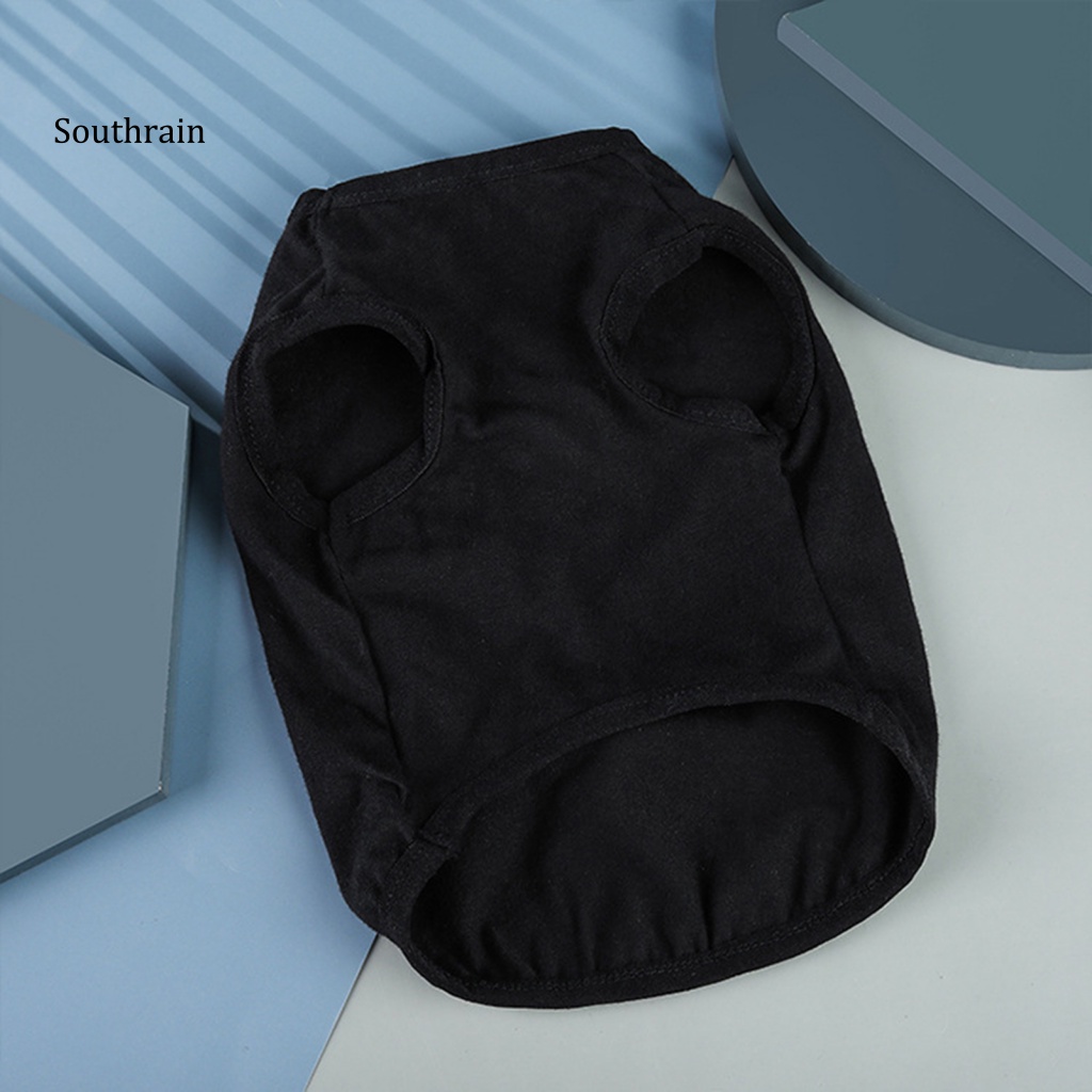 Áo Thun Cotton Cổ Tròn In Chữ Hai Tầng Thời Trang Mùa Hè Dành Cho Cún Cưng