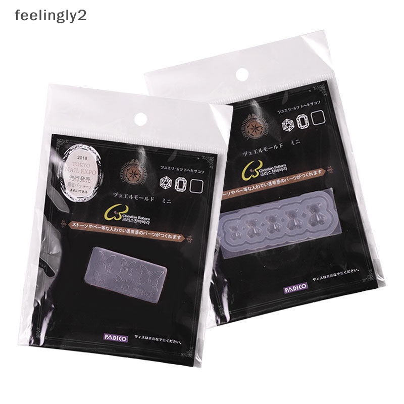 Khuôn Silicone Tạo Hình Trang Trí Móng Tay 3D Hình Bướm