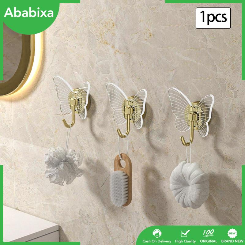 [Ababixa] Móc Treo Áo Khoác Hình Bướm Chịu Được Sức Nặng Thiết Thực Cho Ký Túc Xá Phòng Khách Sạn