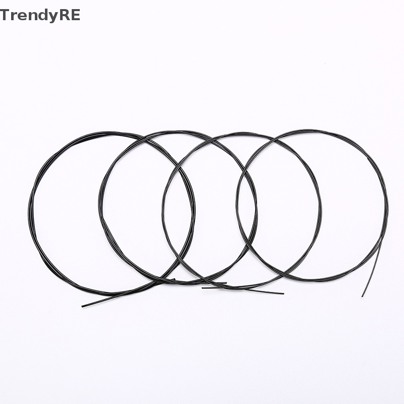 Set 4 Dây Đàn Thay Thế U101 Bằng nylon Màu Đen Hợp Thời Trang