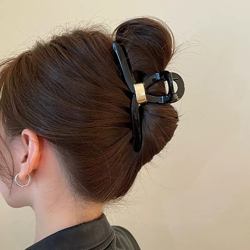 Kẹp Tóc Cỡ Lớn Bằng Acrylic Thời Trang Mùa Hè 2023 Cho Nữ