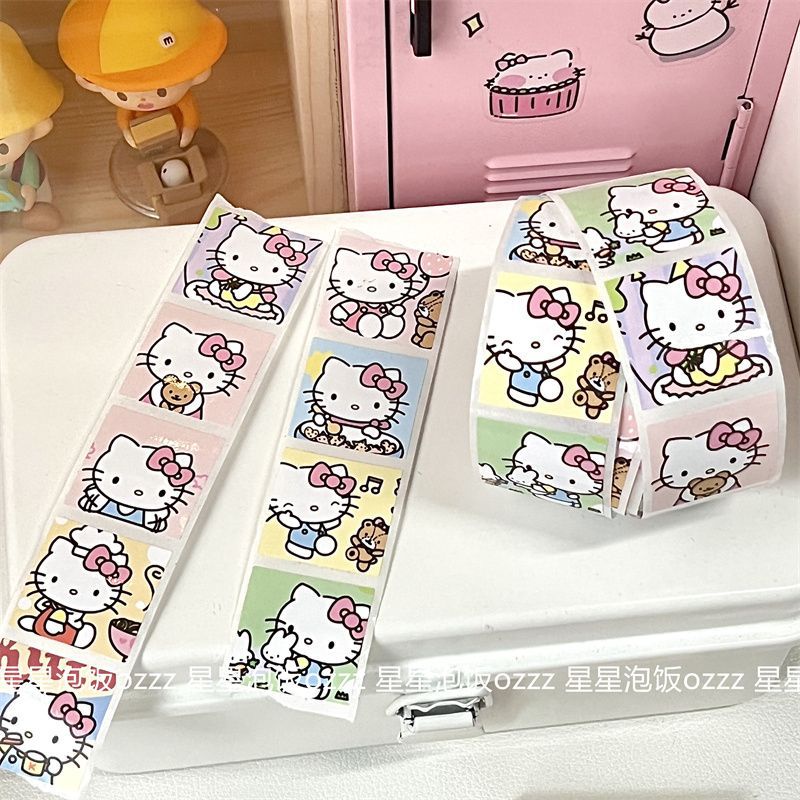 Bộ 200 Miếng Dán Trang Trí Hình Cún sanrio pacha Dễ Thương