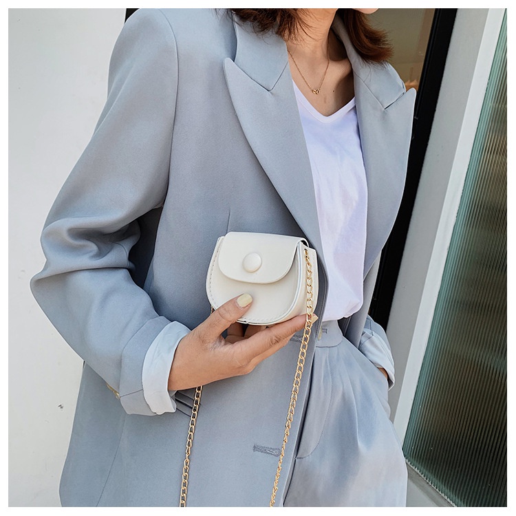 MOUSSON Túi Đeo Chéo mini Phong Cách Hàn Quốc Thời Trang Cho Nữ