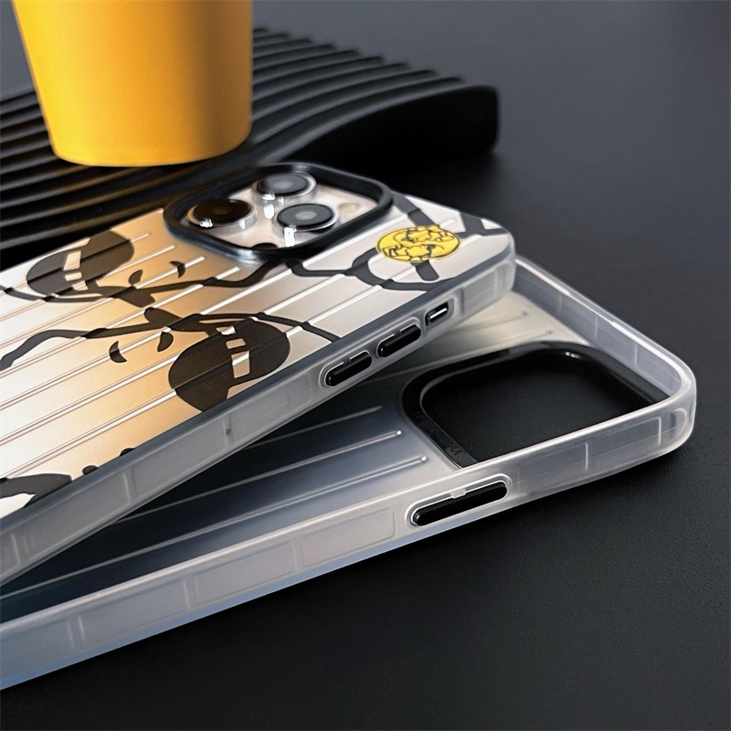 Ốp Điện Thoại TPU Mềm Trong Suốt Chống Sốc Mạ Điện Họa Tiết FENDI Cho iphone 14 13 12 11 Pro Max