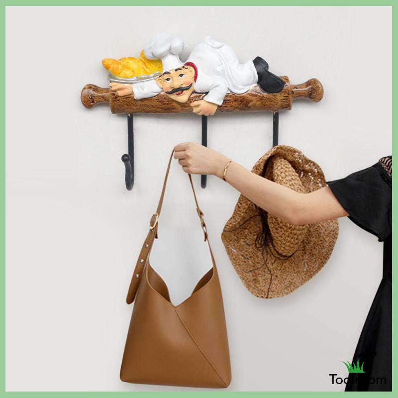 Móc Treo Khăn / Áo Khoác / Chìa Khóa Đa Ứng Dụng Cho Nhà Bếp