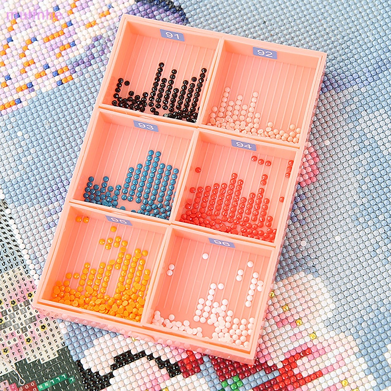 Khay Đựng Kim Cương mulinhe Kèm Tấm Chắn Chuyên Dụng DIY vn